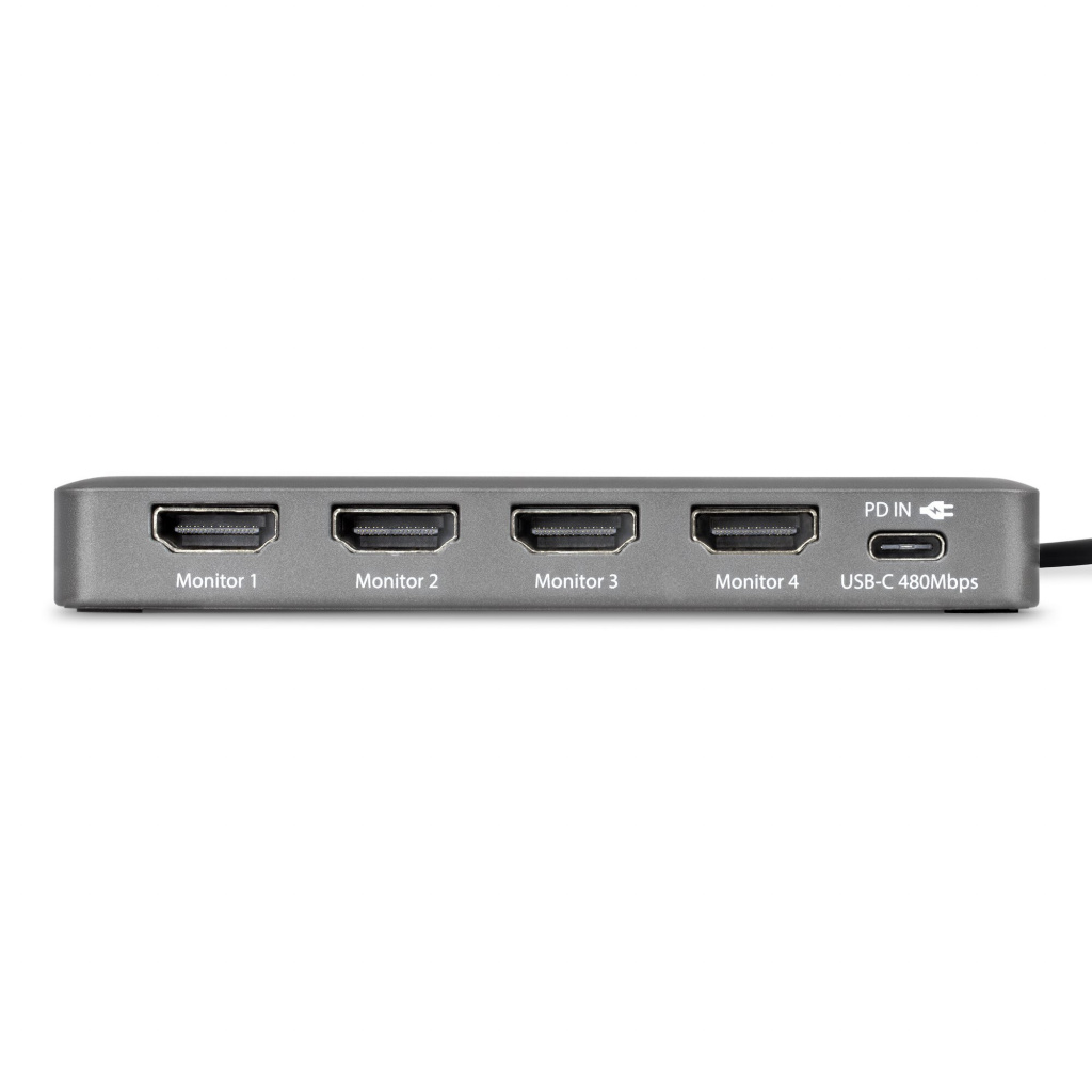 StarTech.com QUAD-USB-HDMI-ADAPT laptop dock & poortreplicator Bedraad USB 3.2 Gen 1 (3.1 Gen 1) Type-C Grijs - Afbeelding 6