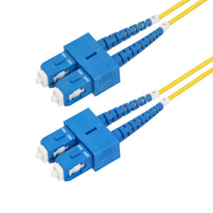 StarTech.com 2m SC naar SC (UPC) OS2 Single Mode Duplex Glasvezel Kabel, 9/125µm, Laser Optimized, 40G/100G, Flexibel Buigen, Lo