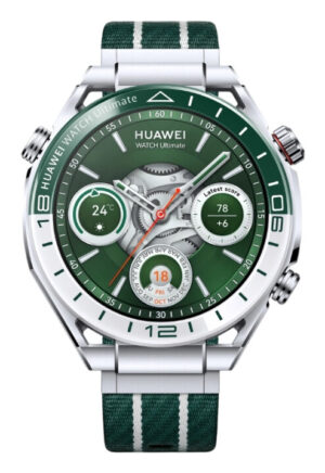 Huawei WATCH Ultimate 2 3,81 cm (1.5") AMOLED 47.8 mm Digitaal 466 x 466 Pixels Touchscreen 4G Chroom, Groen Wifi GPS