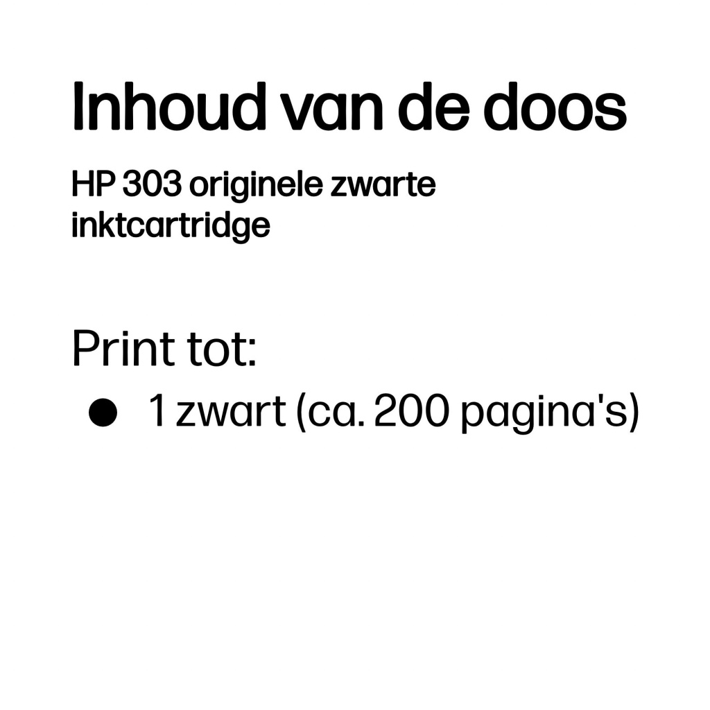 HP 303 originele zwarte inktcartridge - Afbeelding 12