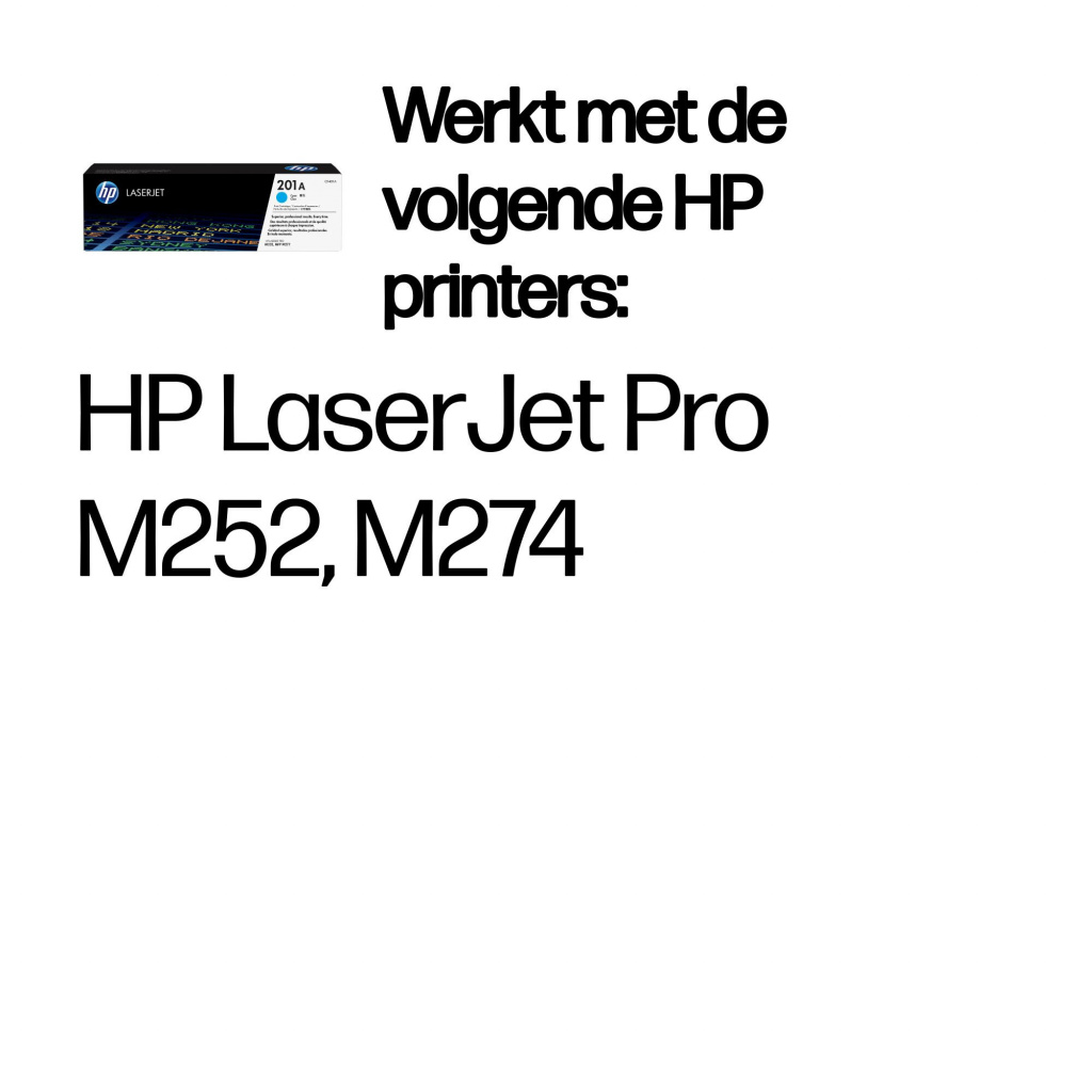 HP 201A originele cyaan LaserJet tonercartridge - Afbeelding 2
