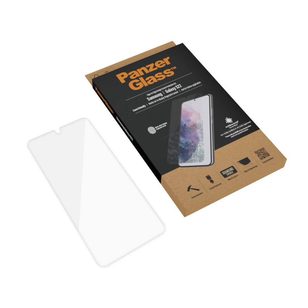 PanzerGlass ® UltraForce1 Samsung Galaxy S22 5G | Screen Protector Doorzichtige schermbeschermer 1 stuk(s) - Afbeelding 5