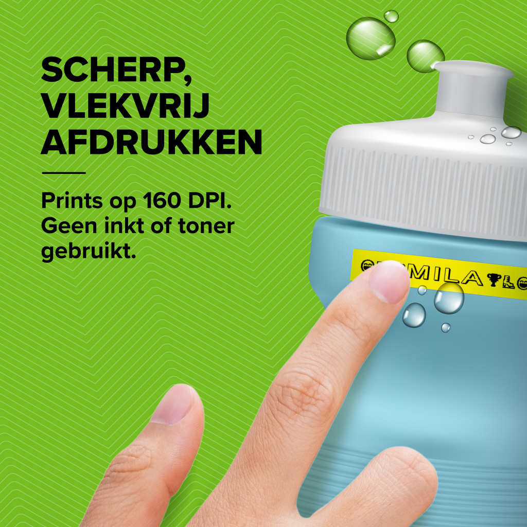 DYMO LetraTag originel opstrijkbare textiellabels | 12 mm x 2 m rol | Zwart afdrukken op witte etiketten | opstrijkbaar voor Let - Afbeelding 8