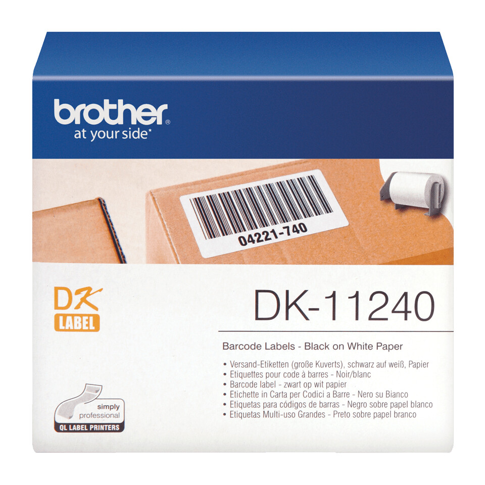 Brother DK-11240 printeretiket Wit - Afbeelding 3