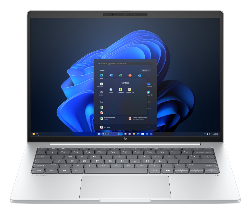 HP EliteBook 8 G1i Next Gen AI Wolf Pro Security Edition Copilot+ PC Intel Core Ultra 5 226V Laptop 35,6 cm (14") WUXGA 16 GB LP