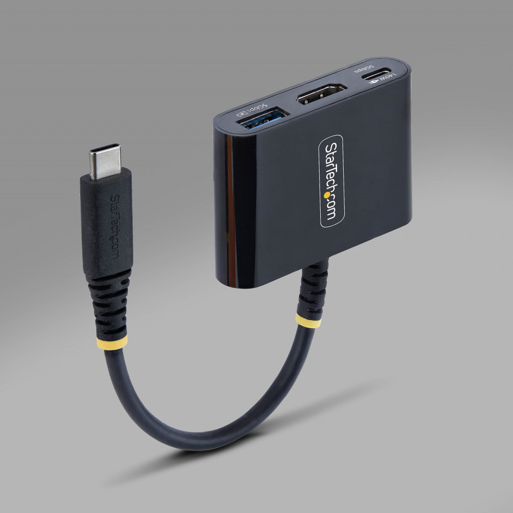 StarTech.com USB-C naar HDMI Multiport Adapter met 140W PD Charging, 4K 60Hz HDMI, USB 5Gbps Hub, Mini Dock voor MacBook / Dell - Afbeelding 5