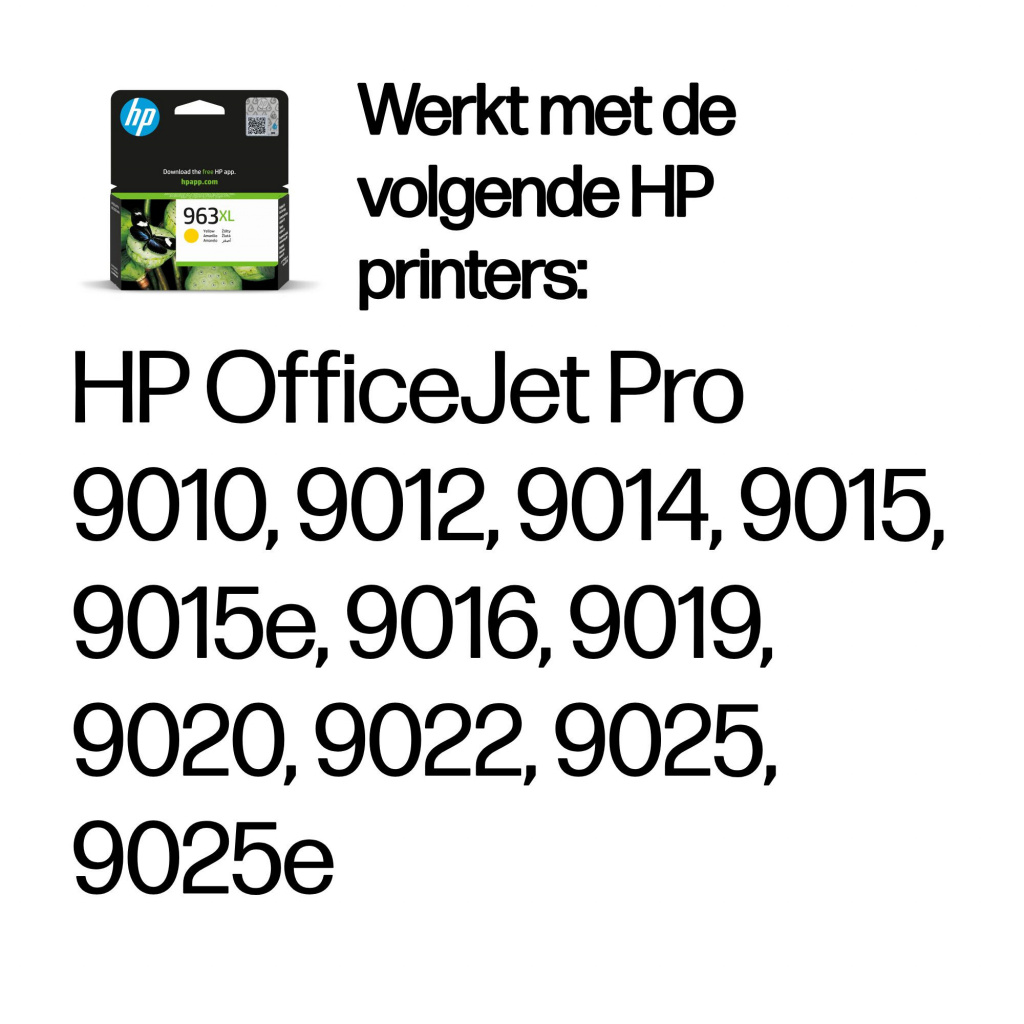 HP 963XL originele high-capacity gele inktcartridge - Afbeelding 3