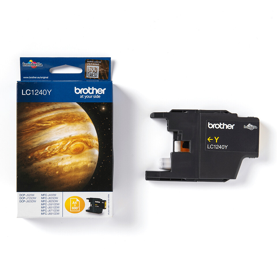 Brother LC-1240Y inktcartridge 1 stuk(s) Origineel Geel - Afbeelding 3