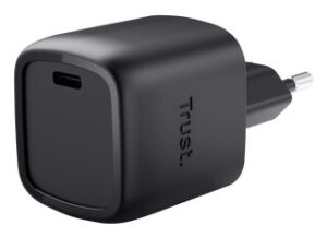 Trust Maxo GaN Oplader 30W - USB-C oplader – GaN-technologie – 30W vermogen – Zwart