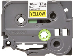 Brother TZE-641 labelprinter-tape Zwart op geel