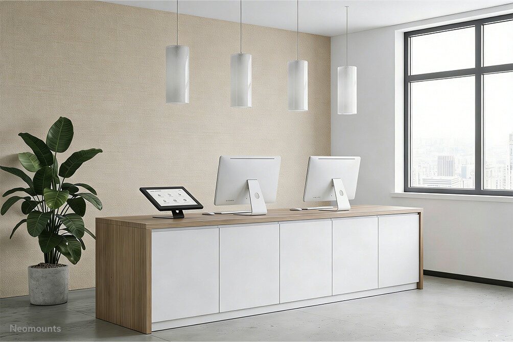 Neomounts DS15-629BL1 Tablet standaard bureau en wand - max 3 kg - Afbeelding 10