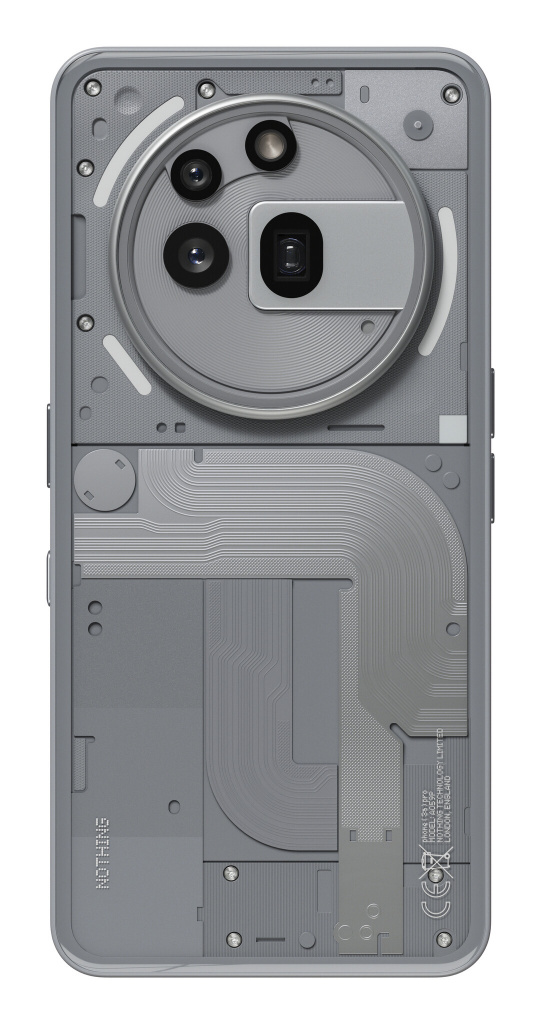 Nothing Phone (3a) Pro 17,2 cm (6.77") Dual SIM Android 15 5G USB Type-C 12 GB 256 GB 5000 mAh Grijs - Afbeelding 2