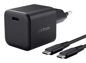 Trust 26143 oplader voor mobiele apparatuur Draagbare game console Zwart AC Snel opladen Binnen