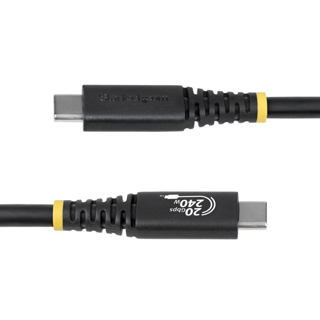 StarTech.com 2m USB4 Kabel, 20Gbps, USB-IF Gecertificeerde USB-C Kabel, 240W PD EPR, 4K 120Hz DP 1.4, TPE Mantel, USB Type-C Ka - Afbeelding 3