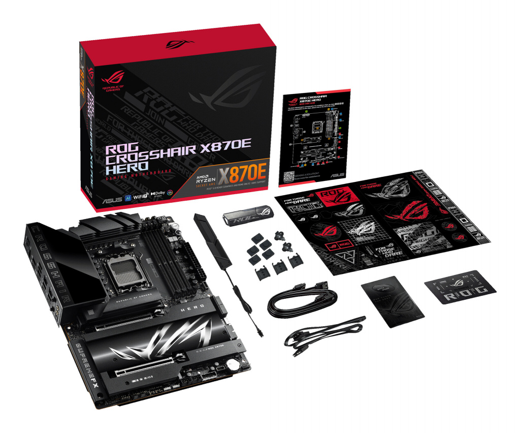 ASUS ROG CROSSHAIR X870E HERO AMD X870E Socket AM5 ATX - Afbeelding 13