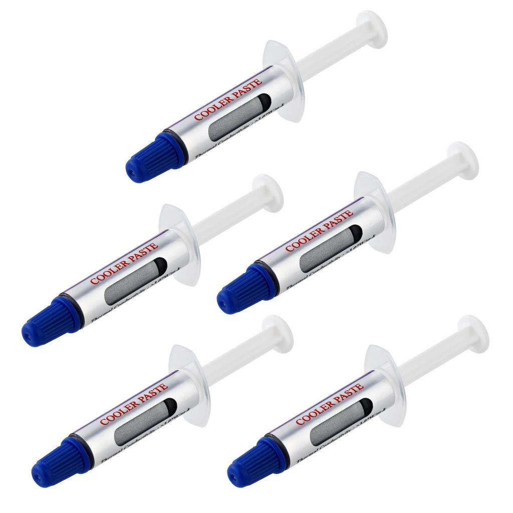 StarTech.com CPU Thermal Paste, Pak met 5 Hersluitbare Tubes (1.5g / st), Metal Oxide Heat Sink Compound, CPU/GPU Thermal Grease - Afbeelding 2
