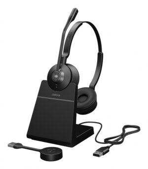 Jabra Engage 55 SE Headset Draadloos Hoofdband Kantoor/callcenter Zwart