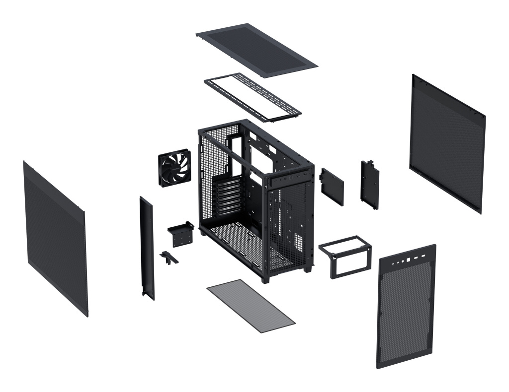 ASUS Prime AP303 Mesh Midi Tower Zwart - Afbeelding 14