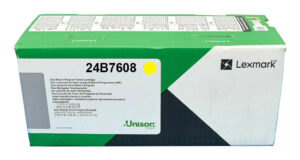 Lexmark 24B7608 tonercartridge 1 stuk(s) Origineel Geel