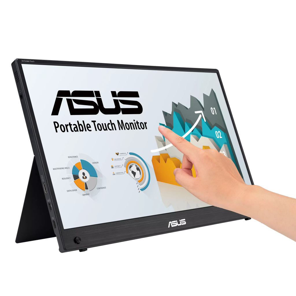 ASUS ZenScreen MB16AMTR computer monitor 39,6 cm (15.6") 1920 x 1080 Pixels Full HD LCD Touchscreen Zwart - Afbeelding 2