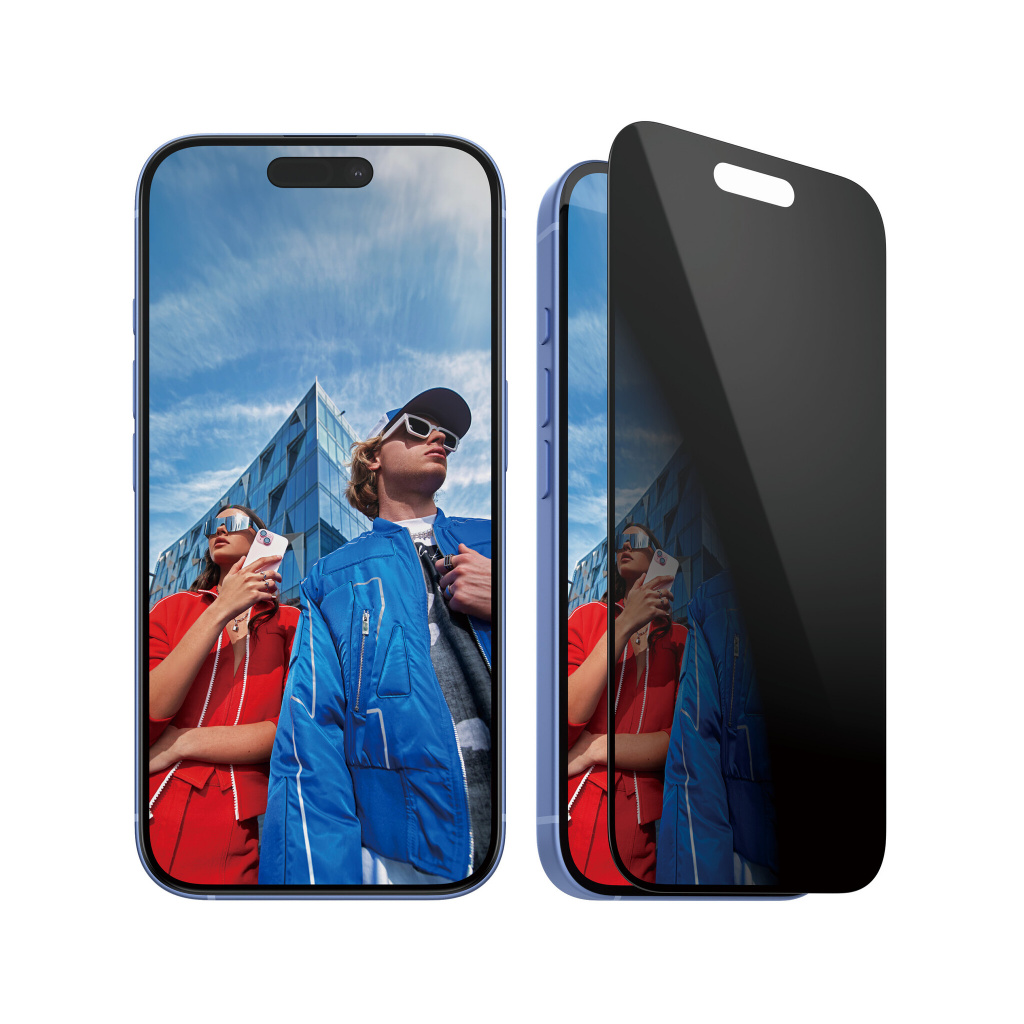 PanzerGlass ® 2-Way Privacy Screen Protector iPhone 16 | 15 | Ultra-Wide Fit | Bulk Doorzichtige schermbeschermer Apple 50 stuk(