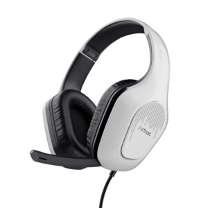 Trust GXT 415S Zirox Gaming Headset - Bedrade gamingheadset – Opklapbare microfoon – 50 mm drivers – Wit