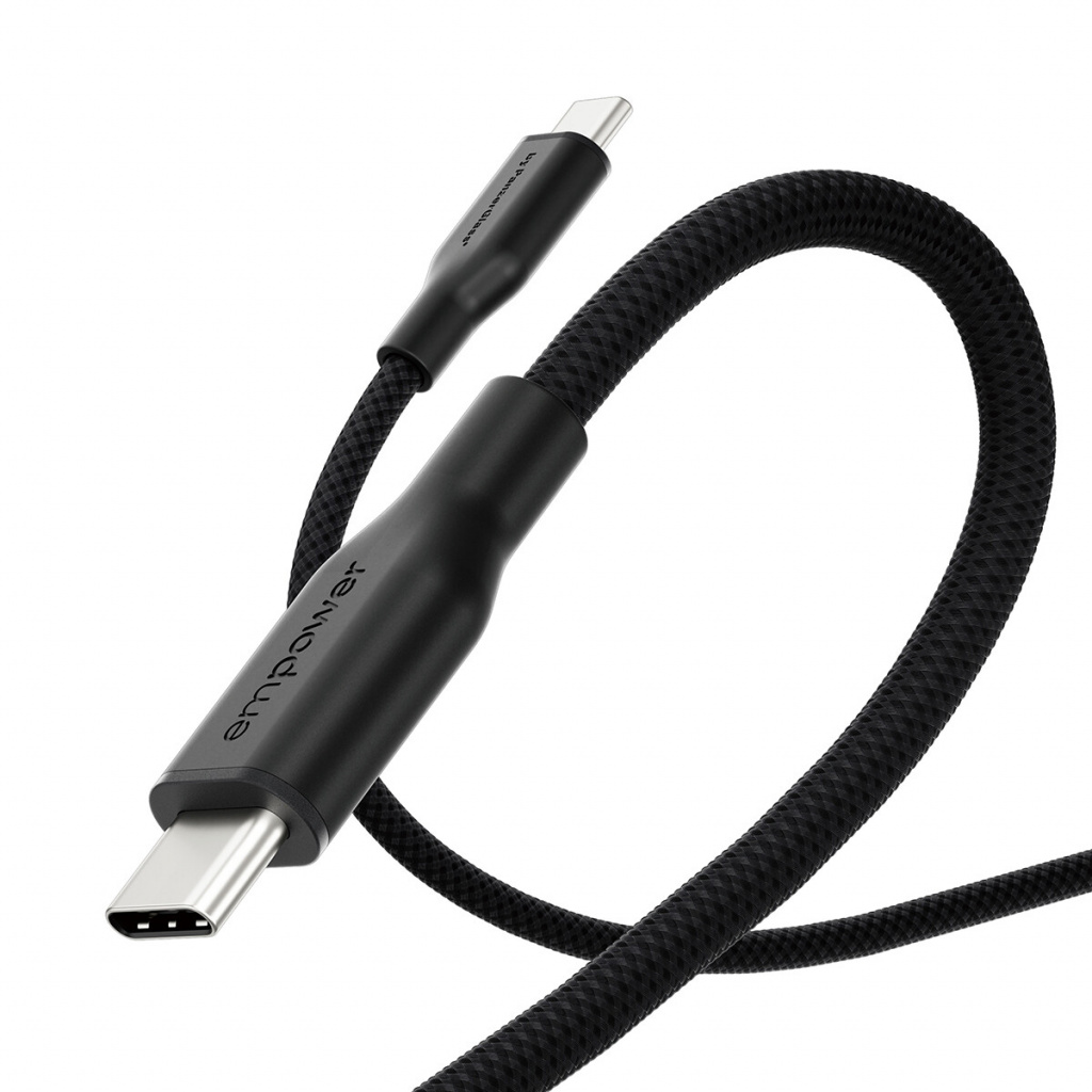 PanzerGlass empower™ by ® Racing 60W USB-C to USB-C Cable | USB 2.0 | 2M | Space Black USB-kabel Zwart - Afbeelding 6