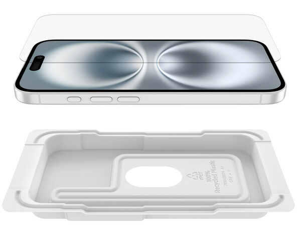 Belkin ScreenForce Doorzichtige schermbeschermer Apple 1 stuk(s) - Afbeelding 3