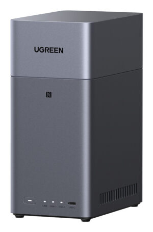 Ugreen DH2300 NAS Mini Tower 4 GB Grijs