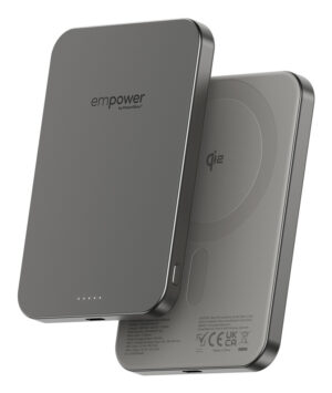 PanzerGlass empower™ by ® empower™ Bank | 5000mAh | Titanium Draadloos opladen