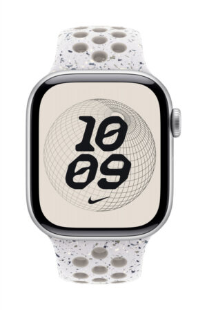 Apple MGAJ4ZM/A slimme draagbare accessoire Band Grijs Aluminium, Fluorelastomeer