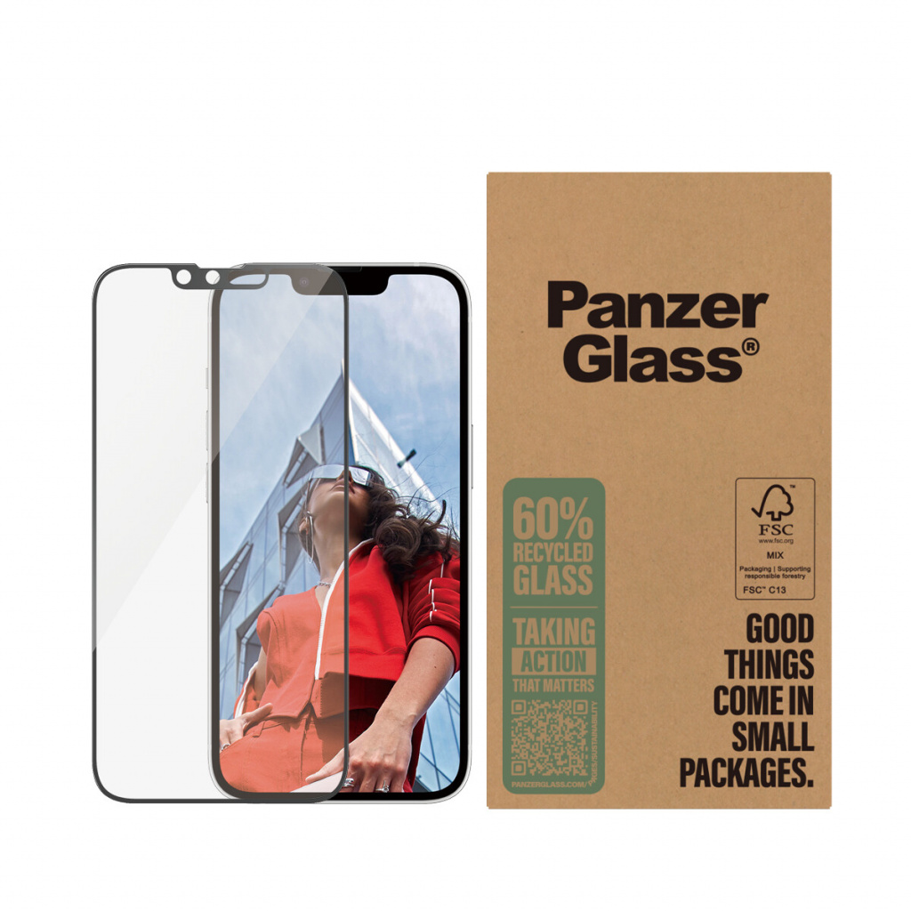 PanzerGlass ® Screen Protector iPhone 17e | 16e | 14 | 13 | 13 Pro | Ultra-Wide Fit Doorzichtige schermbeschermer Apple 1 stuk(s - Afbeelding 2