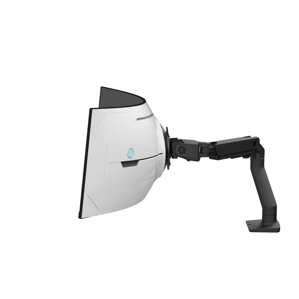 Ergotron HX Series HX ARM WITH VERY HEAVY DUTY PIVOT DESK 144,8 cm (57") Bureau Zwart