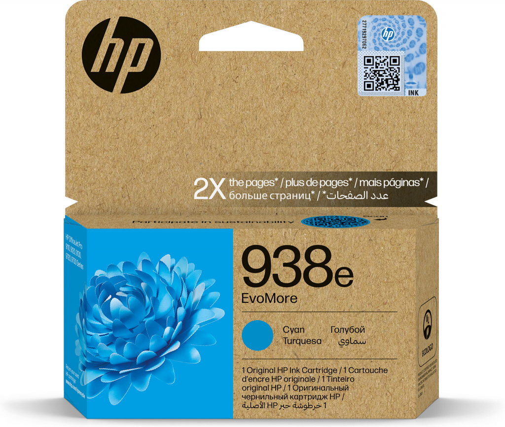 HP 938e EvoMore originele cyaan inktcartridge