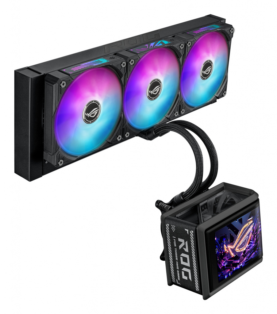 ASUS ROG Ryuo IV SLC 360 ARGB Processor Alles-in-één vloeistofkoeler 12 cm Zwart - Afbeelding 11
