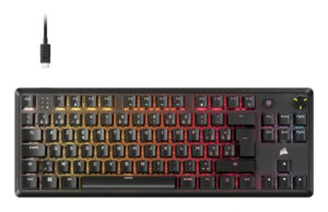 Corsair K70 CORE TKL toetsenbord Gamen USB QWERTZ Belgisch Zwart