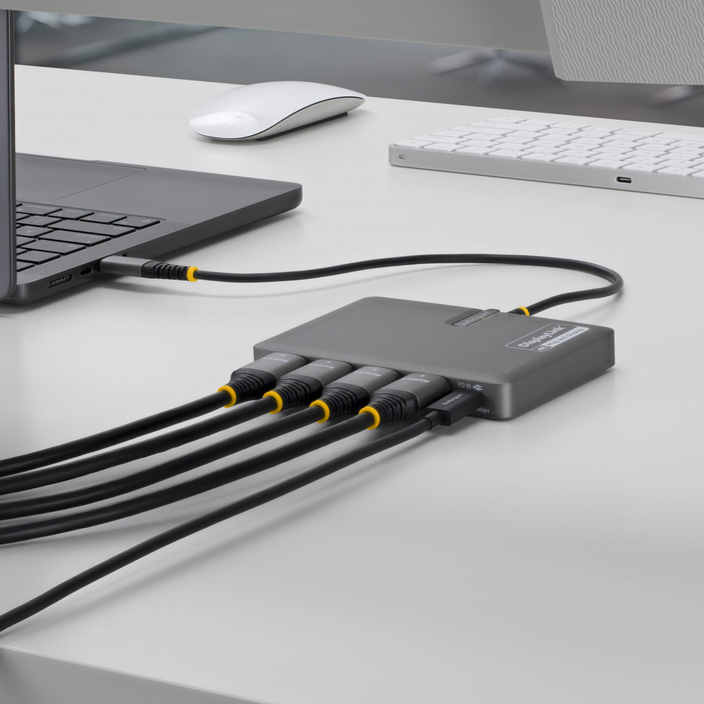 StarTech.com QUAD-USB-HDMI-ADAPT laptop dock & poortreplicator Bedraad USB 3.2 Gen 1 (3.1 Gen 1) Type-C Grijs - Afbeelding 5