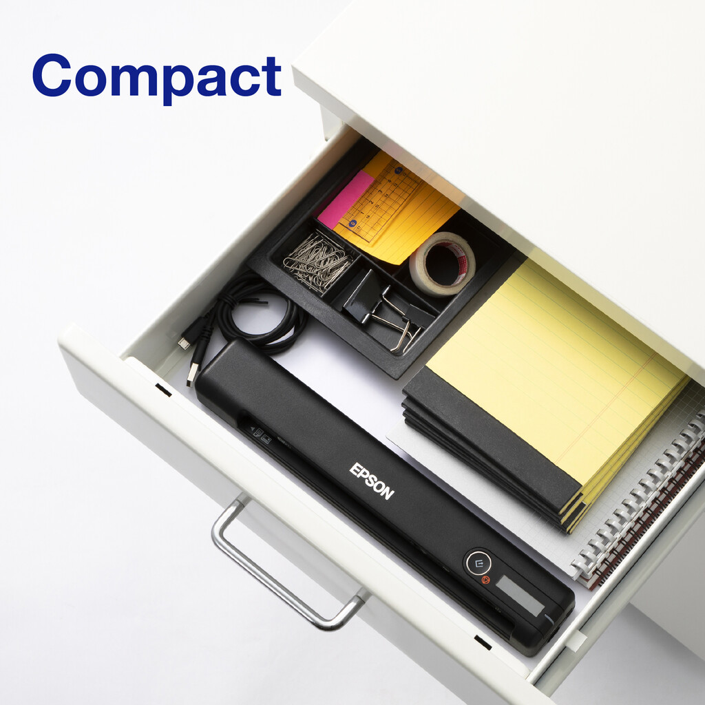 Epson WorkForce ES-60W, snelle draadloze mobiele A4-scanner met Wi-Fi-connectiviteit, ScanSmart-technologie en LCD-scherm - Afbeelding 11