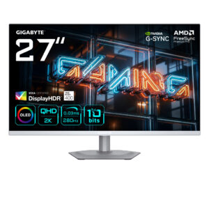 GIGABYTE MO27Q2A ICE OLED computer monitor 68,6 cm (27") 2560 x 1440 Pixels Quad HD QD-OLED Wit