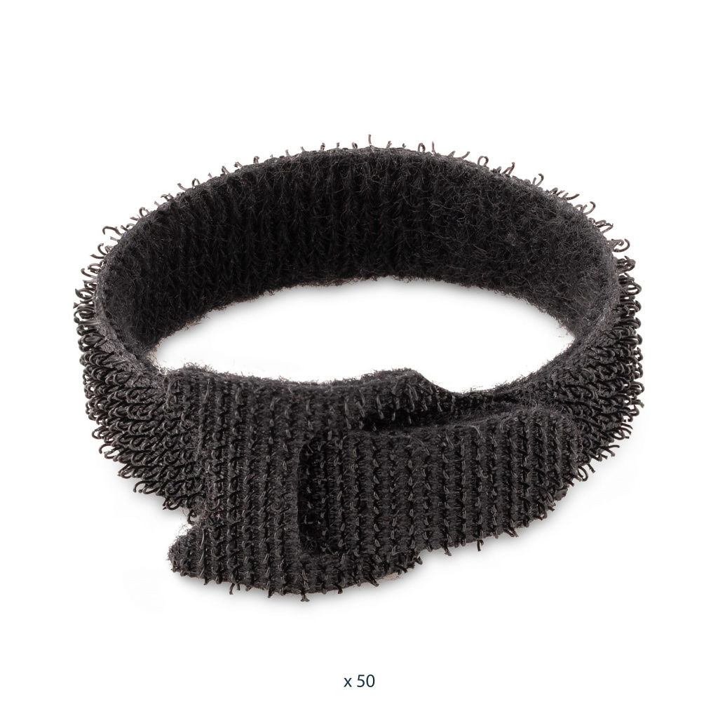 StarTech.com 15cm Kabelbinder Klittenband, 50 Pack, Zwart, Herbruikbare Haak en Lus Kabel Klitteband, Verstelbare en Flexibele T - Afbeelding 9