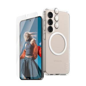 PanzerGlass ® | CARE by ® Flagship 3-in-1 Bundle Samsung Galaxy S25 Doorzichtige schermbeschermer 1 stuk(s)