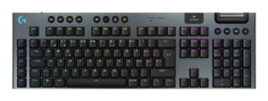Logitech G G915 X Lightspeed toetsenbord Gamen USB + RF Wireless + Bluetooth QWERTZ Zwitsers Zwart