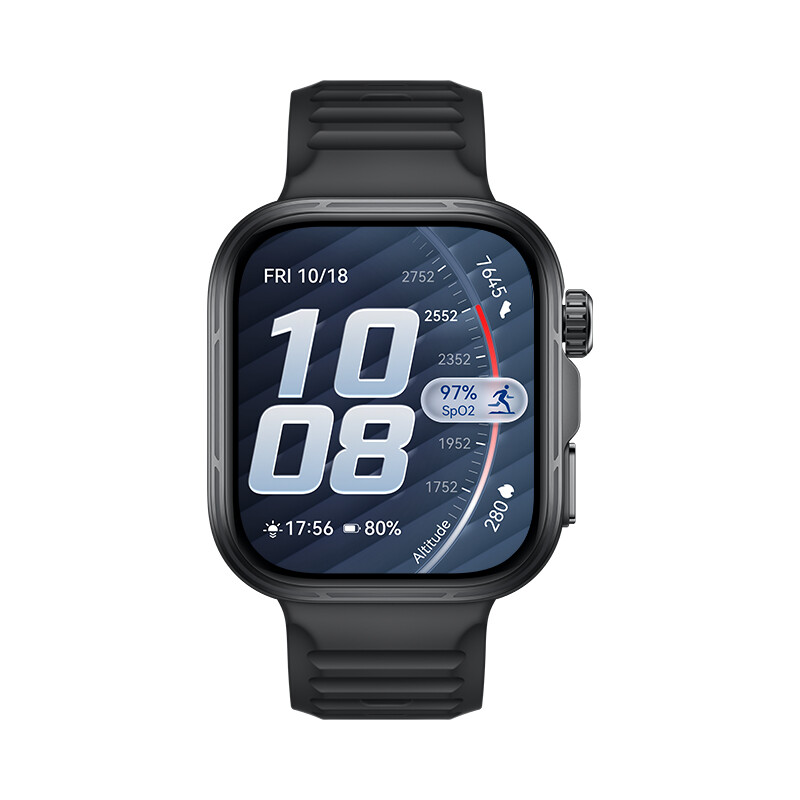 Huawei WATCH Fit 5 Pro 4,88 cm (1.92") AMOLED 44.5 mm Digitaal 480 x 408 Pixels Touchscreen Zwart GPS
