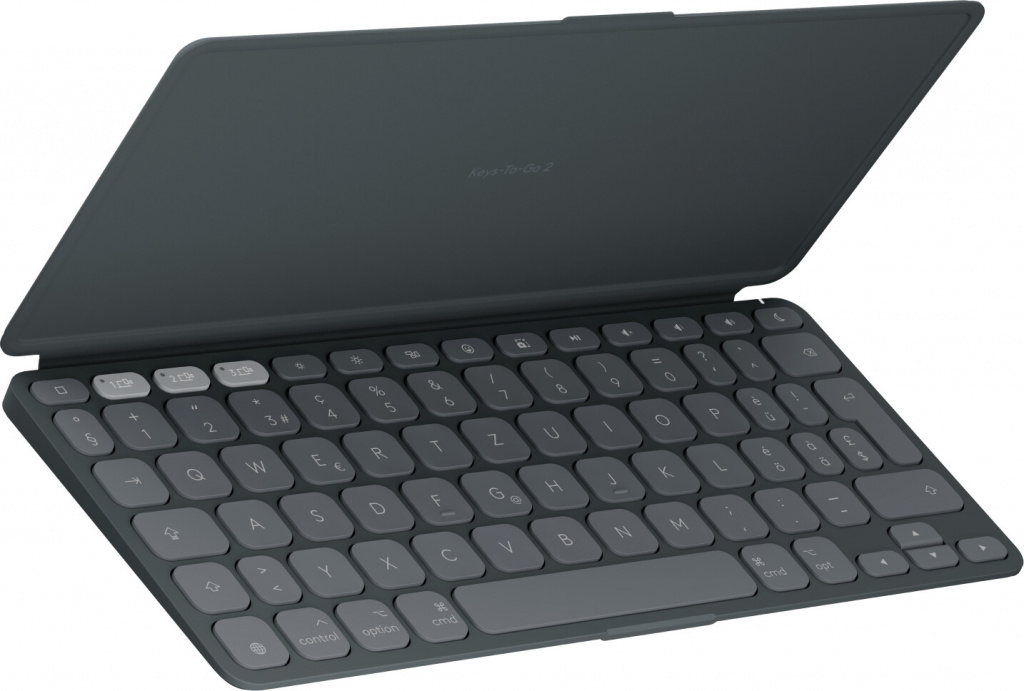 Logitech 920-013008 toetsenbord voor mobiel apparaat QWERTZ Zwitsers Bluetooth Grafiet