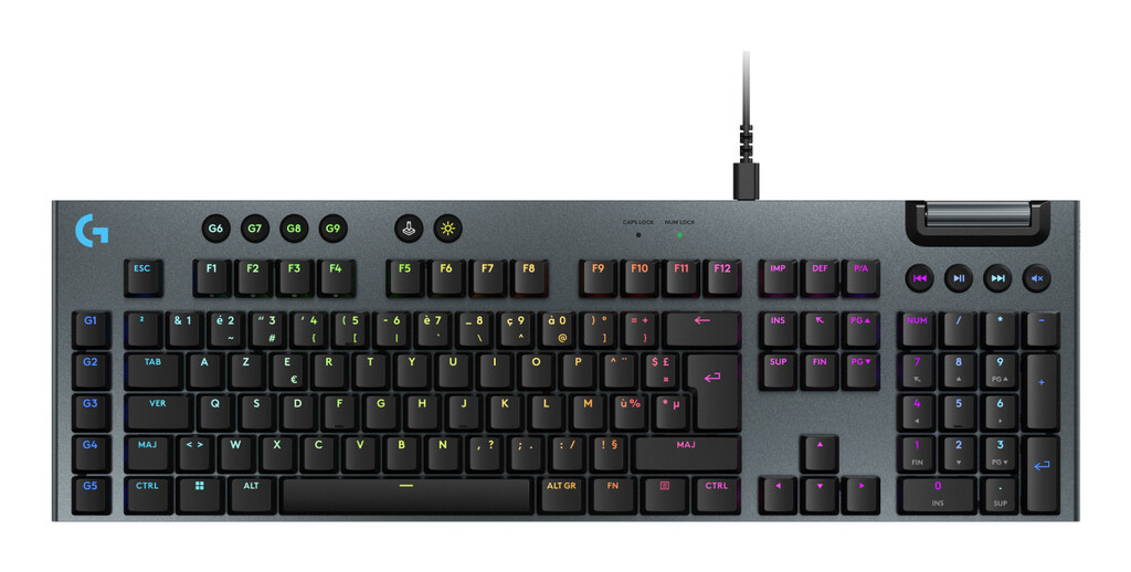 Logitech G G915 X toetsenbord Gamen USB AZERTY Frans Zwart