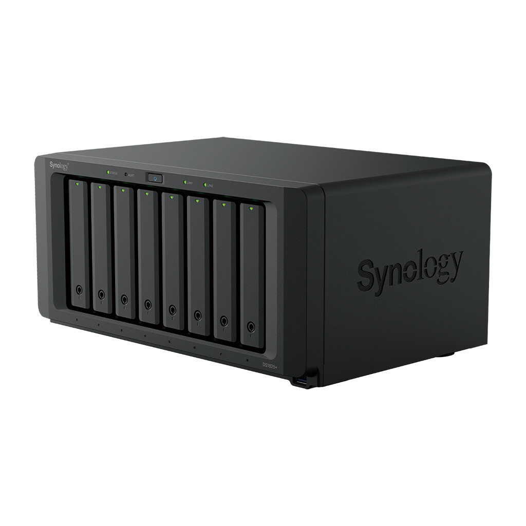 Synology DiskStation DS1825+ & BR900G-GR NAS Ryzen Embedded V1500B 8 GB DDR4 0 TB Zwart - Afbeelding 2