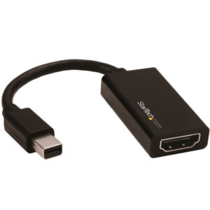 StarTech.com Mini DisplayPort naar HDMI adapter, Actieve mDP 1.4 naar HDMI 2.0 Converter, 4k 60Hz, Mini DP of Thunderbolt 1/2 Ma