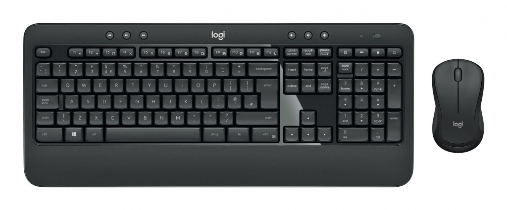 Logitech 920-008690 toetsenbord Inclusief muis Universeel RF Draadloos QWERTZ Hongaars Zwart - Afbeelding 2