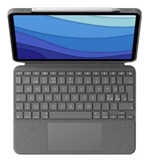 Logitech 920-010147 toetsenbord voor mobiel apparaat QWERTY Scandinavisch Smart Connector Grijs