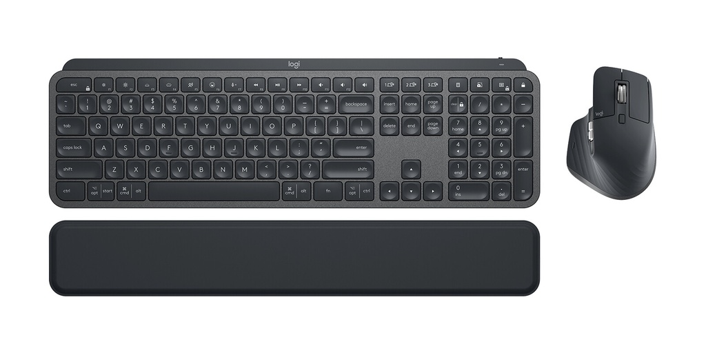 Logitech 920-010932 toetsenbord Inclusief muis Kantoor RF-draadloos + Bluetooth QWERTY UK International Grafiet
